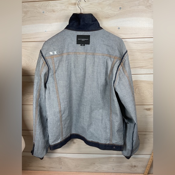 Cult of Individuality Men's XL Dense Contrast Stitch Denim Jacket - Picture 11 of 16